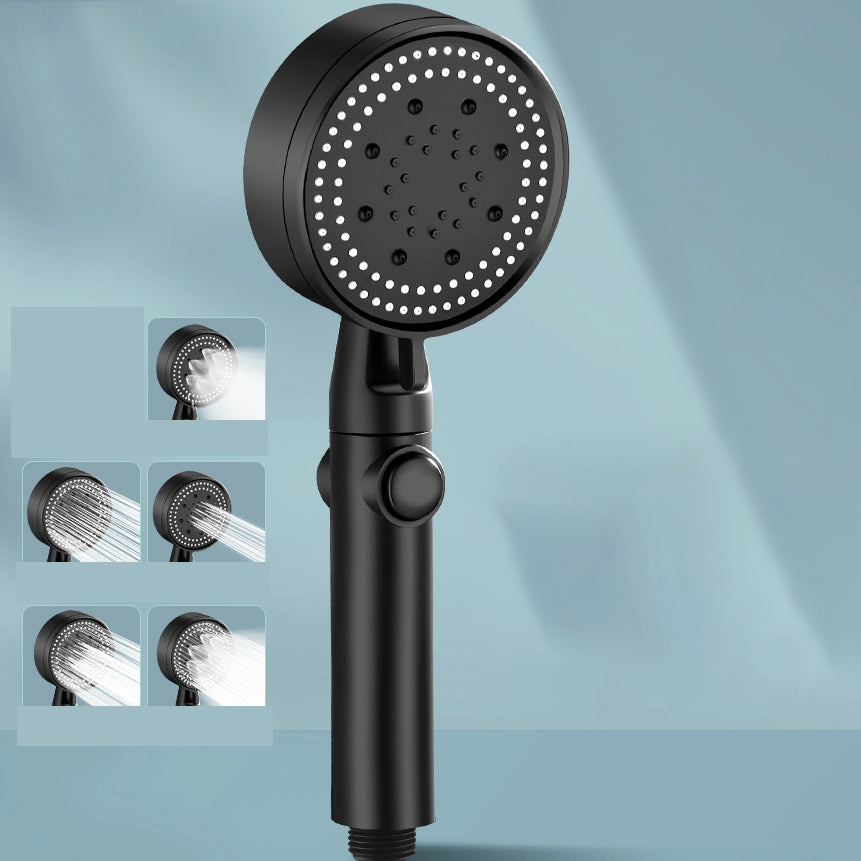 Contemporary Round Hand Shower Adjustable Spray Pattern Wall Mounted Shower Head