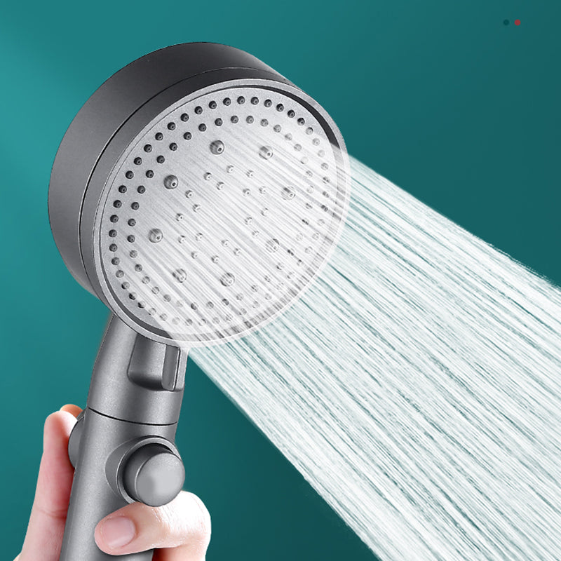 Contemporary Round Hand Shower Adjustable Spray Pattern Wall Mounted Shower Head
