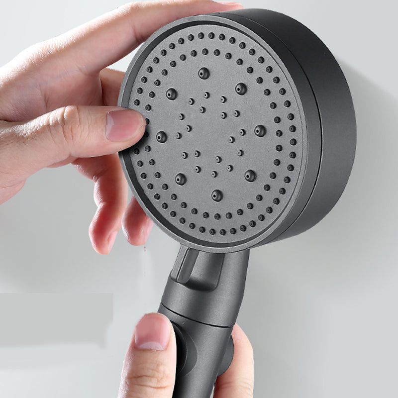 Contemporary Round Hand Shower Adjustable Spray Pattern Wall Mounted Shower Head