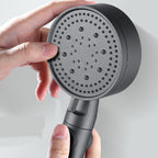 Contemporary Round Hand Shower Adjustable Spray Pattern Wall Mounted Shower Head