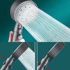 Contemporary Round Hand Shower Adjustable Spray Pattern Wall Mounted Shower Head