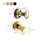 10-piece Bathroom Accessories Hardware Set Modern Bathroom Accessories Set, Bathrobe Hooks