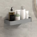 Modern Grey 2-piece Bathroom Accessory Set, Matte Grey, Bathroom Shelf