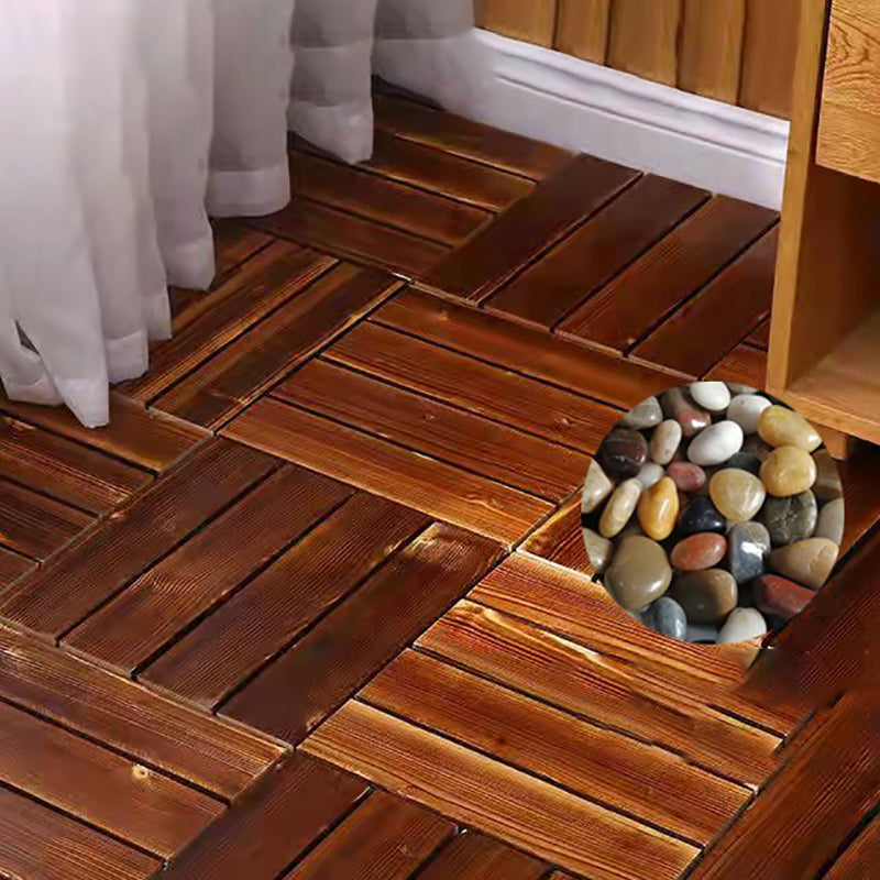 Wood Terrace Tiles Plug-in System Installation Outdoor Terrace Tiles