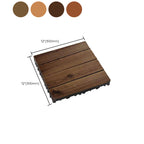 Wood Terrace Tiles Plug-in System Installation Outdoor Terrace Tiles