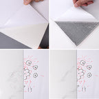 Scratch-resistant tile PVC single peel & stick tile for splash wall