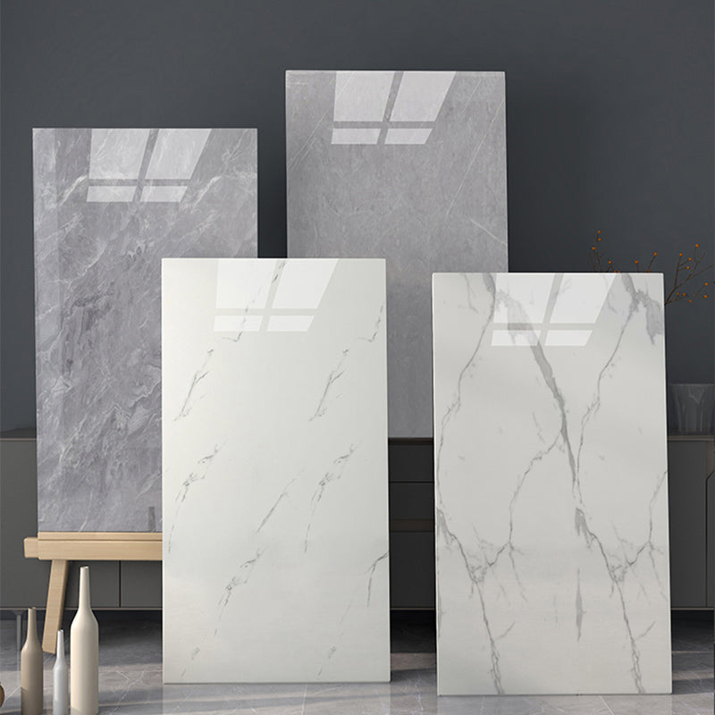 Scratch-resistant tile PVC single peel & stick tile for splash wall