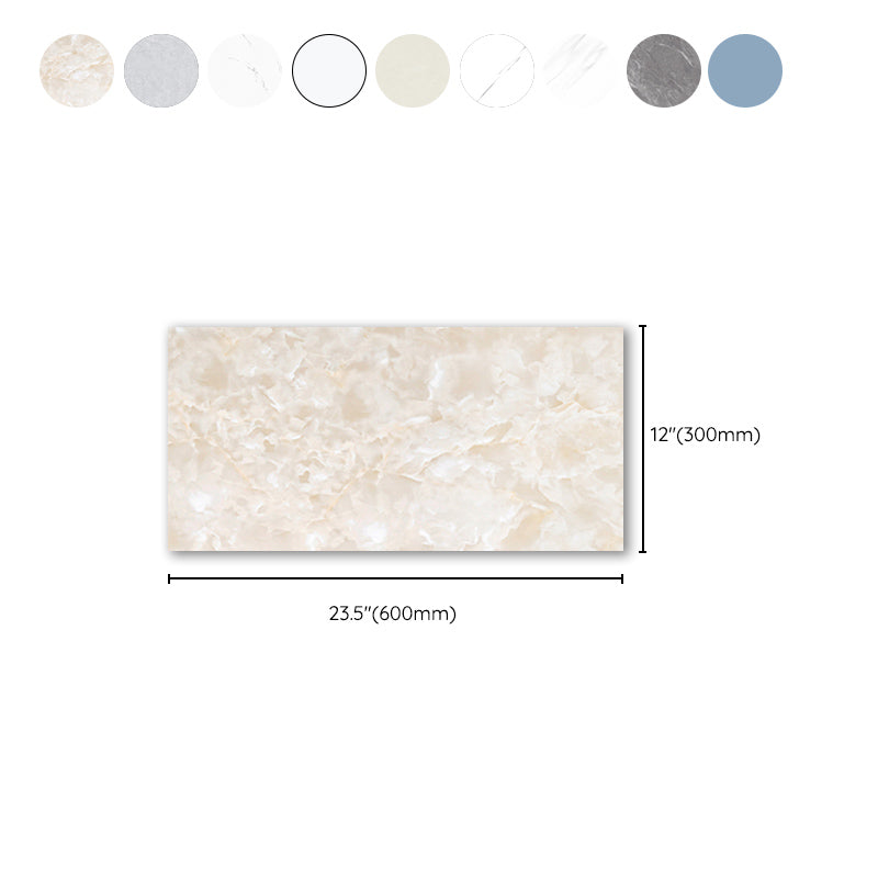 Scratch-resistant tile PVC single peel & stick tile for splash wall