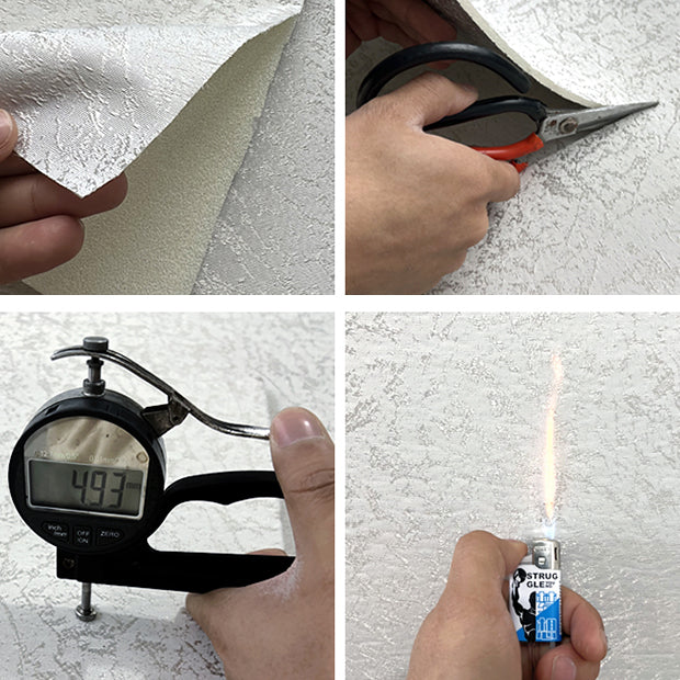 Modern Tin Backsplash Cladding Textured Wall Ceiling Linen Material