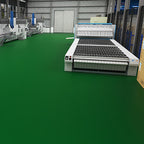 Solid Color Plastic Flooring Modern Water-Resistant Square Edge Floor Tiles