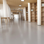 Solid Color Plastic Flooring Modern Water-Resistant Square Edge Floor Tiles