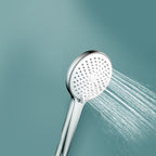 Round Self-Cleaning Handheld Shower Adjustable Water Flow Wall Mounted Hand Shower