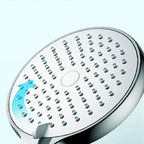 Round Self-Cleaning Handheld Shower Adjustable Water Flow Wall Mounted Hand Shower