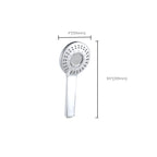 Round Self-Cleaning Handheld Shower Adjustable Water Flow Wall Mounted Hand Shower