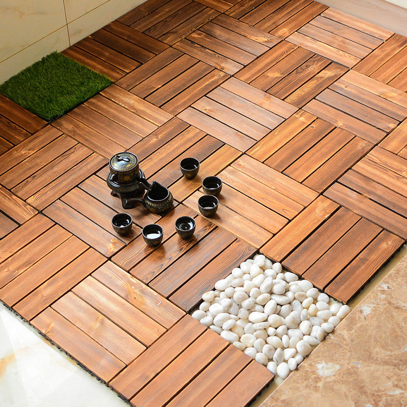 Wood Deck/Patio Floor Tiles with Click Installation Floor Slabs Tiles