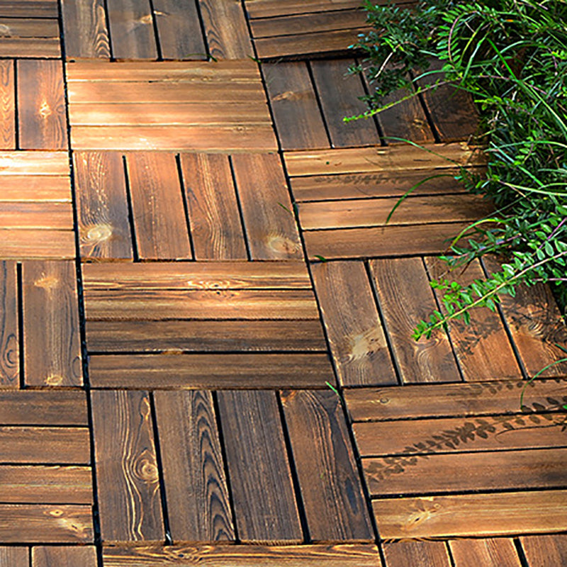 Wood Deck/Patio Floor Tiles with Click Installation Floor Slabs Tiles
