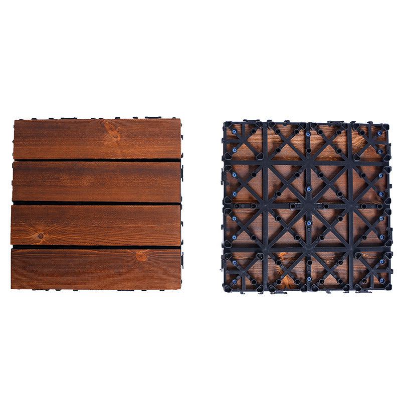 Wood Deck/Patio Floor Tiles with Click Installation Floor Slabs Tiles