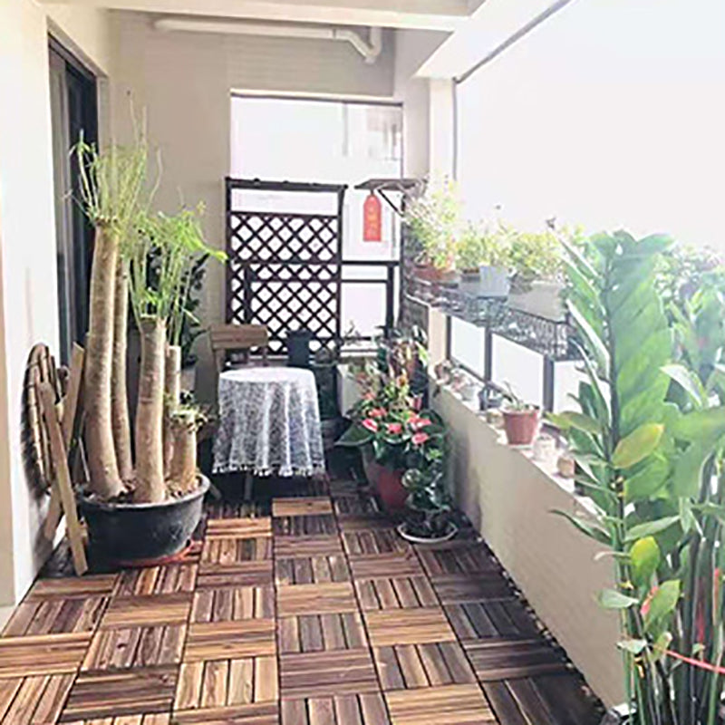 Wood Deck/Patio Floor Tiles with Click Installation Floor Slabs Tiles