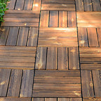 Wood Deck/Patio Floor Tiles with Click Installation Floor Slabs Tiles