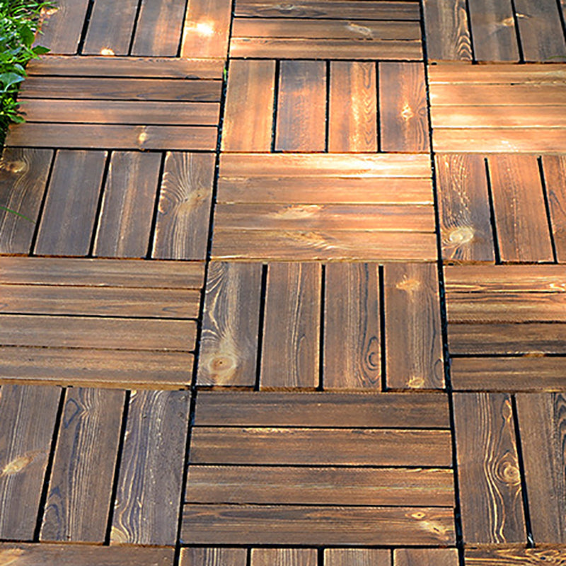 Wood Deck/Patio Floor Tiles with Click Installation Floor Slabs Tiles