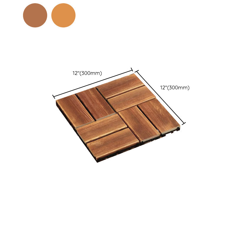 Wood Deck/Patio Floor Tiles with Click Installation Floor Slabs Tiles