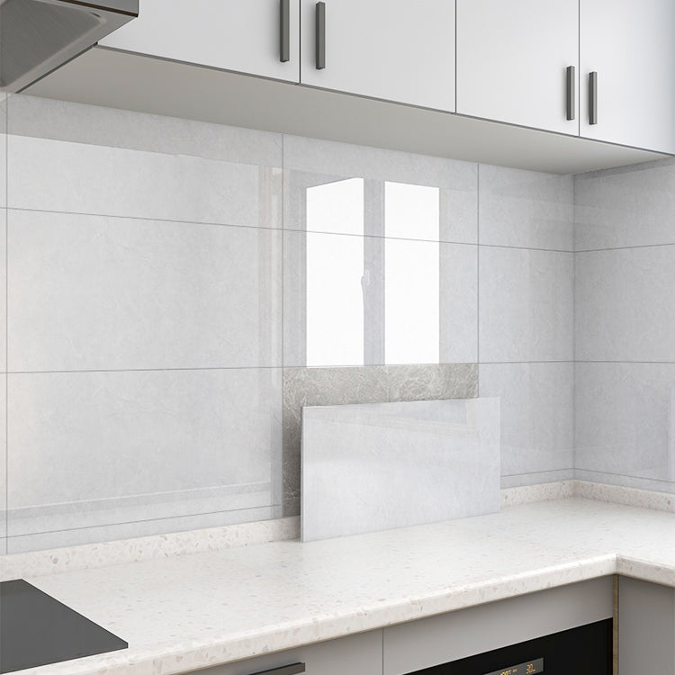 Rectangular Mold Resistant Tile PVC Single Peel & Stick Tile for Backsplash Wall