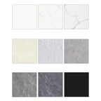 Rectangular Mold Resistant Tile PVC Single Peel & Stick Tile for Splashback Wall