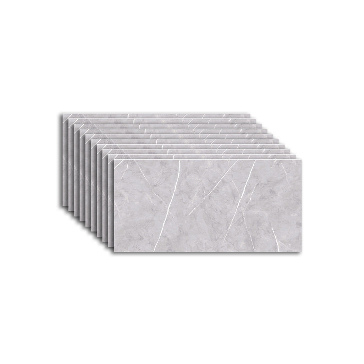 Rectangular Mold Resistant Tile PVC Single Peel & Stick Tile for Backsplash Wall