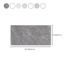 Rectangular Mold Resistant Tile PVC Single Peel & Stick Tile for Backsplash Wall