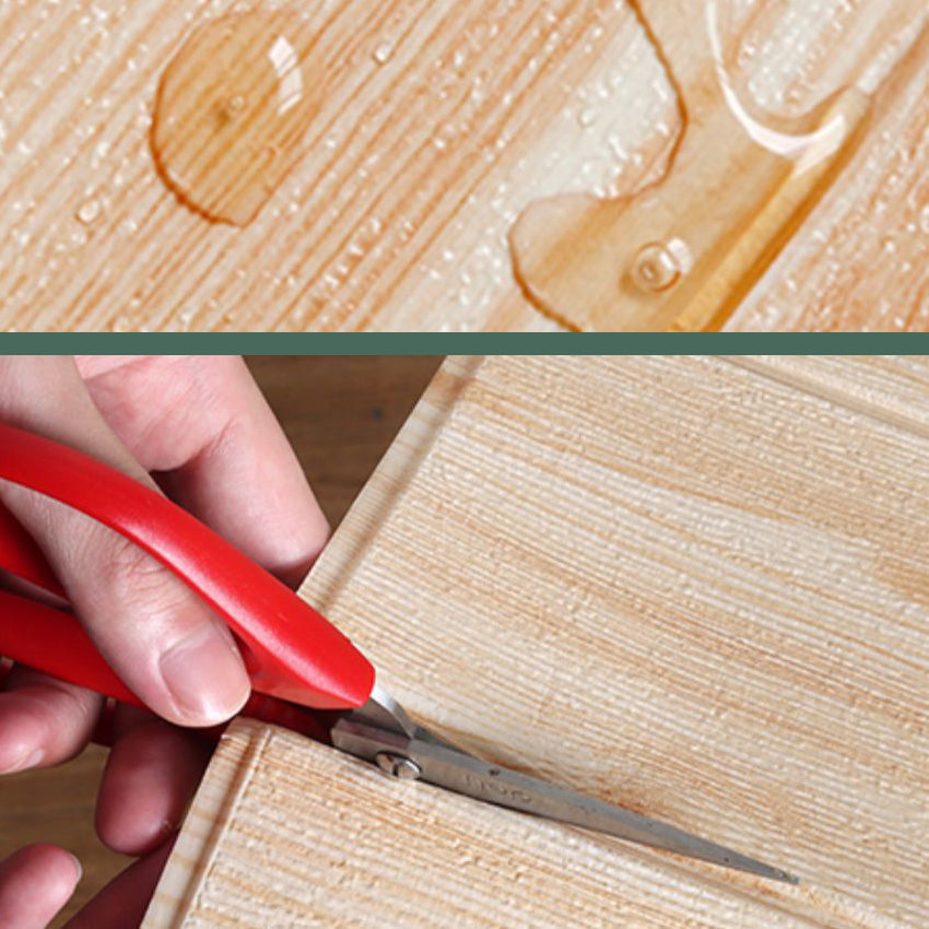 Modern Imitation Wood Grain Wall Access Panel Peel-and-Stick Foam Back Panel