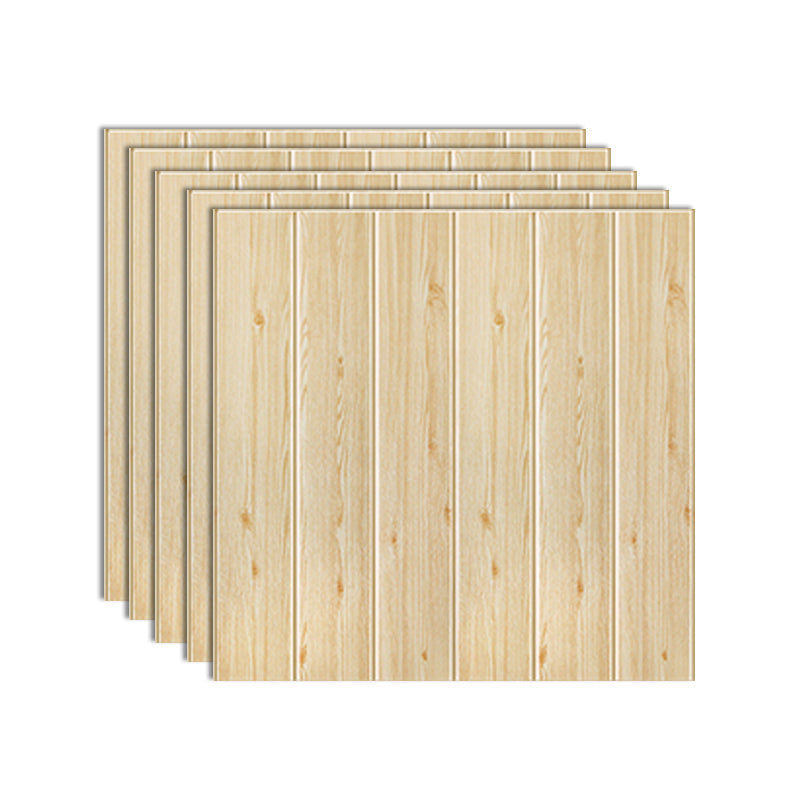 Modern Imitation Wood Grain Wall Access Panel Peel-and-Stick Foam Back Panel