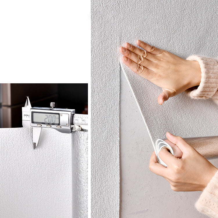 Modern Tin Back Wall Cladding Texture Linen Roll Wall Ceiling Panel