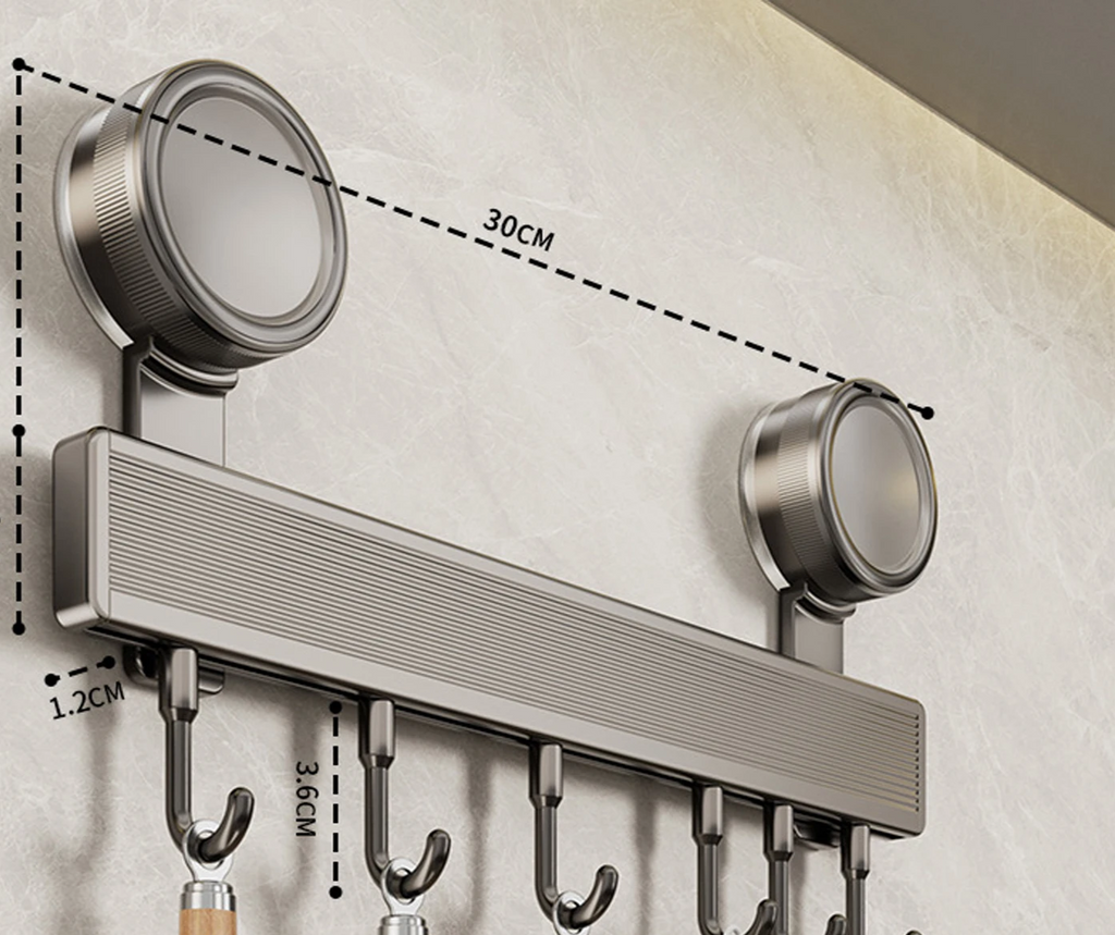 ChefSpace Kitchen Wall Hook Rail