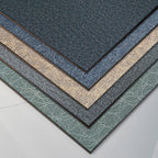 Modern fabric look plastic floor water-repellent square edge floor tiles