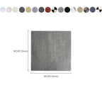Modern fabric look plastic floor water-repellent square edge floor tiles