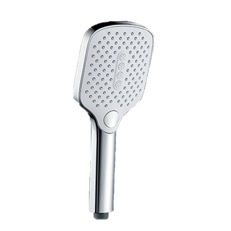 Rectangular Self-Cleaning Hand Shower Adjustable Spray Pattern Wall-Mounted Hand Shower