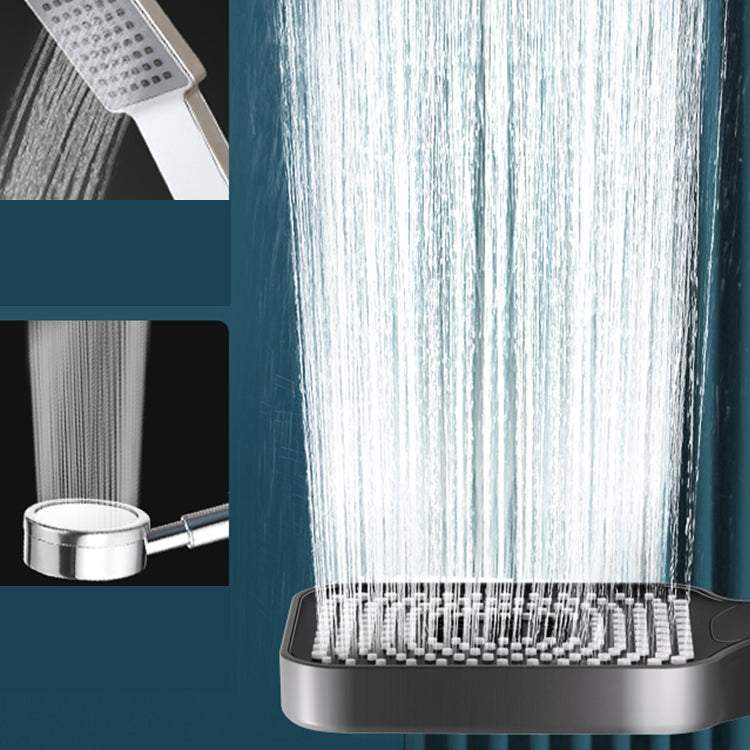 Rectangular Hand Shower Self-Cleaning Wall Mount Hand Shower