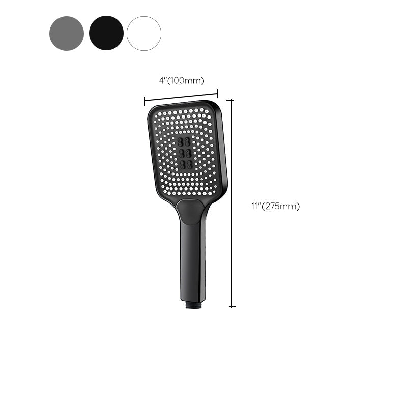 Rectangular Hand Shower Self-Cleaning Wall Mount Hand Shower