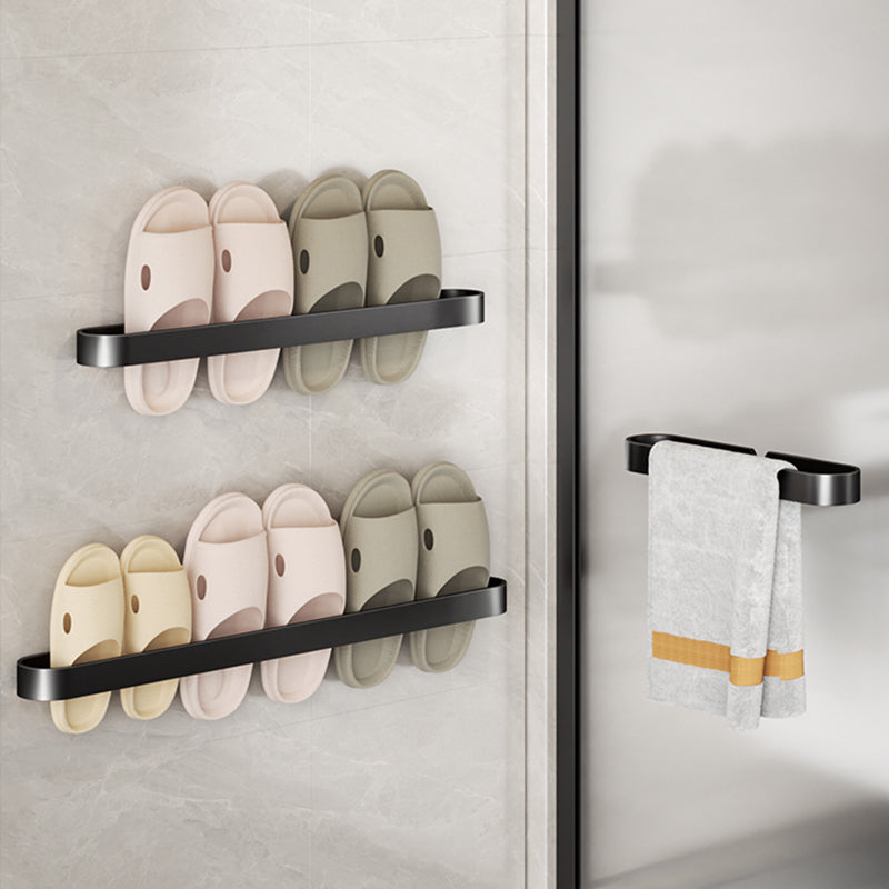 Minimalist Bathroom Accessories Set Metal Slipper Rack/Towel Holder
