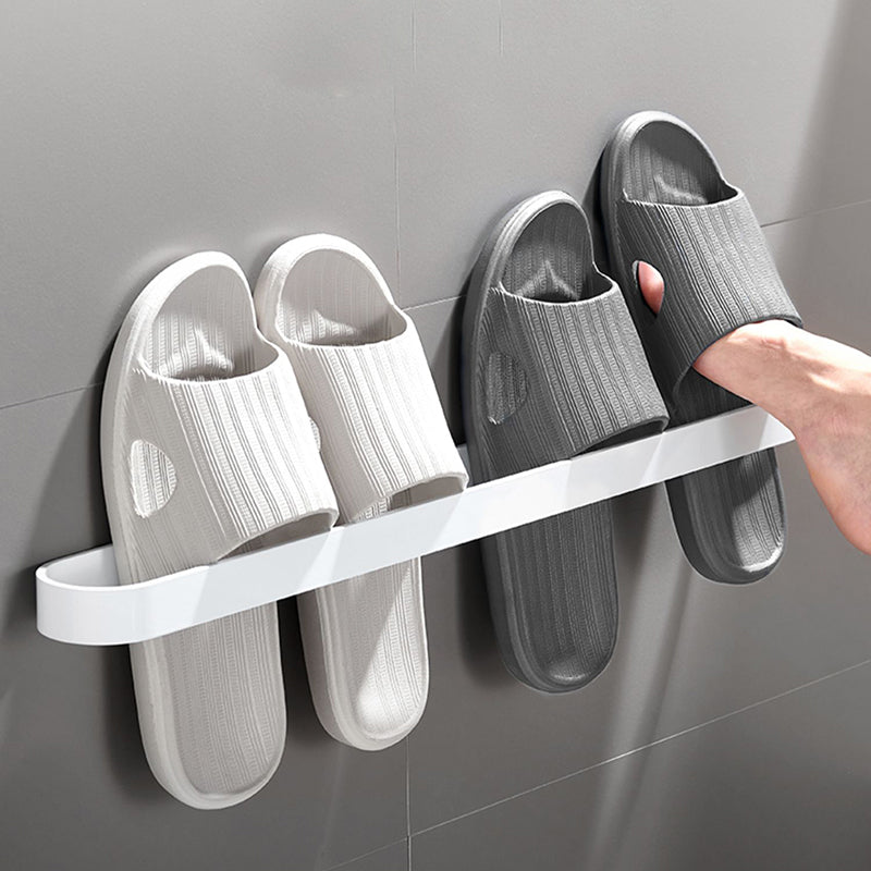 Minimalist Bathroom Accessories Set Metal Slipper Rack/Towel Holder