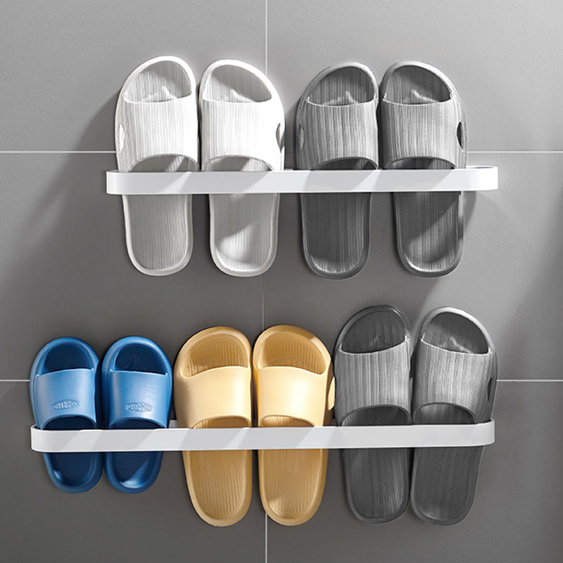 Minimalist Bathroom Accessory Set Metal Slipper Rack/Towel Holder