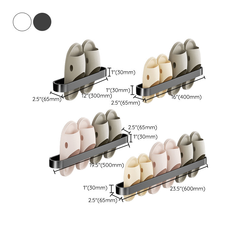Minimalist Bathroom Accessories Set Metal Slipper Rack/Towel Holder