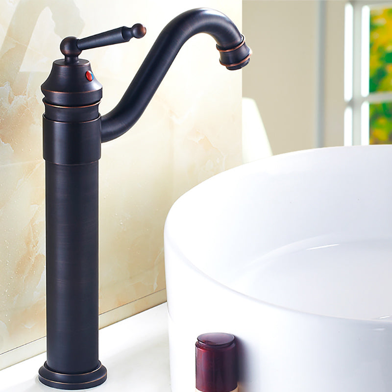 Farmhouse Widely Distributed Bathroom Faucet Vintage Single Hole Sink Faucet