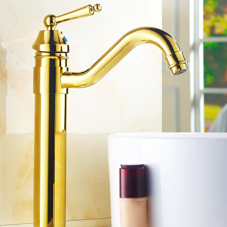 Farmhouse Widely Distributed Bathroom Faucet Vintage Single Hole Sink Faucet