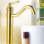 Farmhouse Widely Distributed Bathroom Faucet Vintage Single Hole Sink Faucet