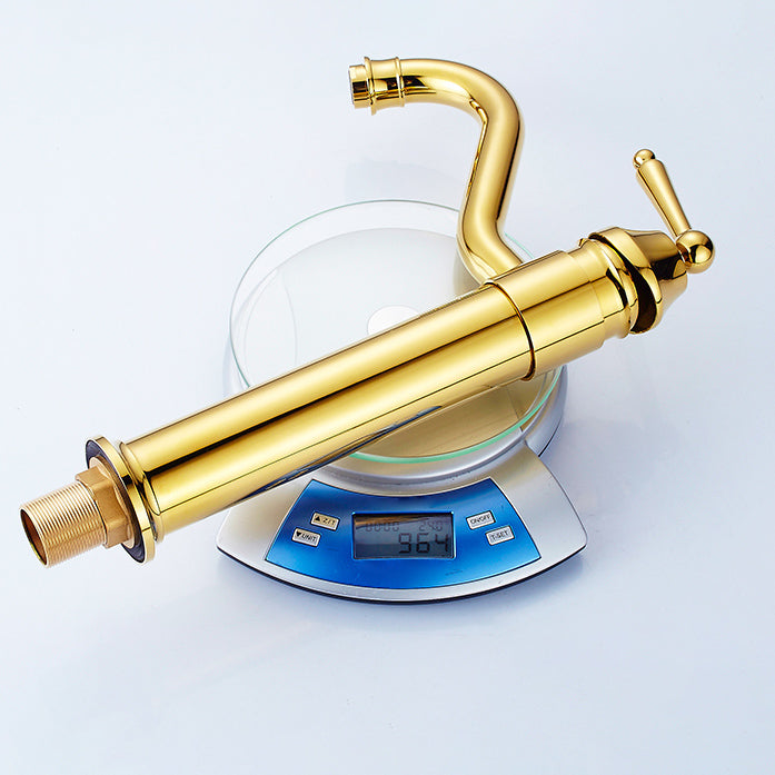 Farmhouse Widely Distributed Bathroom Faucet Vintage Single Hole Sink Faucet