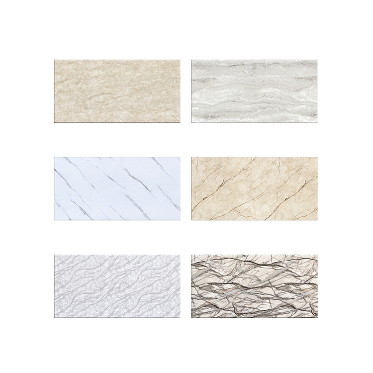 Rectangular Mold Resistant Tile PVC Singular Peel & Stick Tile for the Kitchen