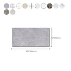 Rectangular Mold Resistant Tile PVC Singular Peel & Stick Tile for the Kitchen