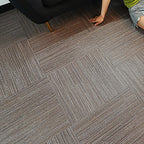 Square Scratch Resistant Plastic Floor Waterproof Peel & Stick Floor Tiles