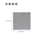 Square Scratch Resistant Plastic Floor Waterproof Peel & Stick Floor Tiles
